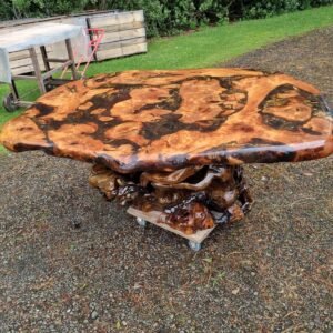 Swamp Kauri Table  1.7m x 1.3m Oval